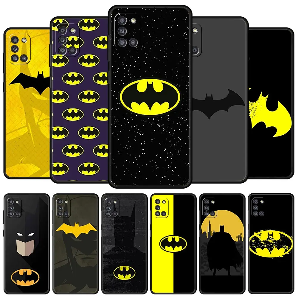 Классный чехол для телефона с логотипом Бэтмена Samsung Galaxy A51 A12 A21s A71 A31 A52 A32 Φ A02s A72 A11