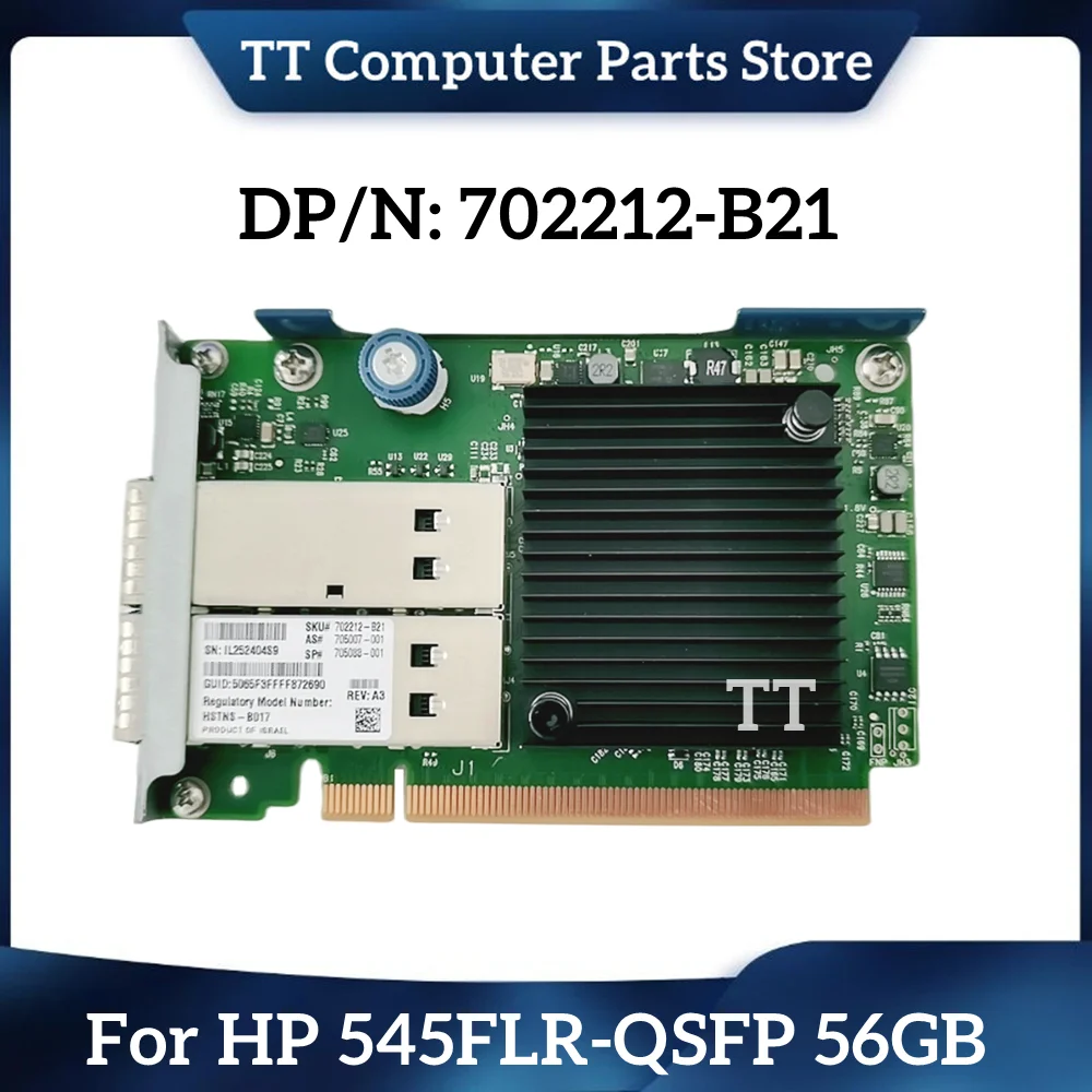 

TT For HP 545FLR-QSFP 56GB Network Card 702212-B21 705007-001 705088-001 Fast Ship