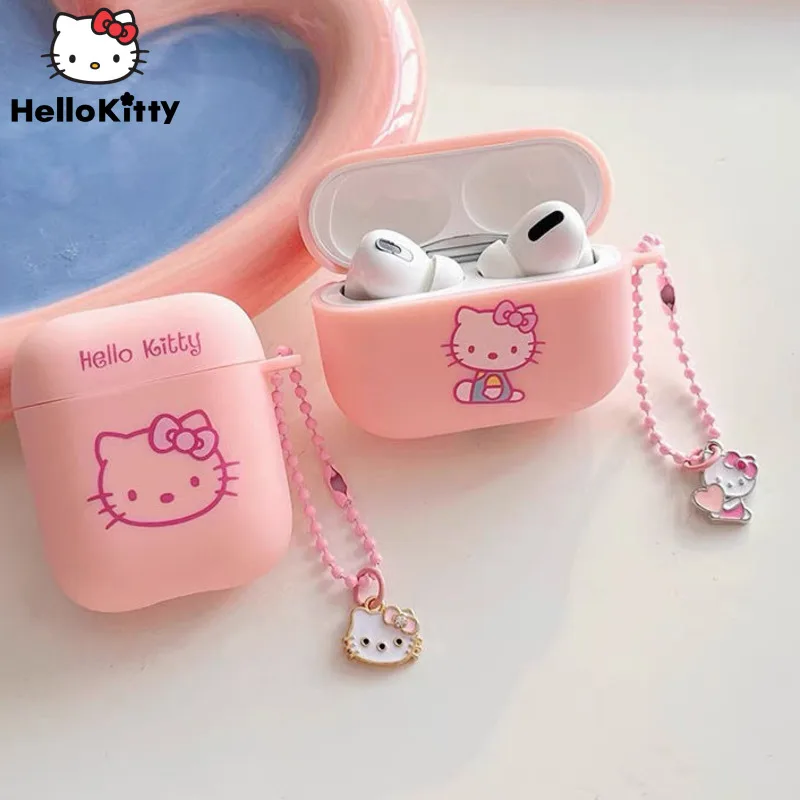 

Hello Kitty Cute Pink Earphone Case Suitable For Airpods 1 And 2 Generation And Old Airpods 2021 Airpods 3 Generation Pro 2 Gift