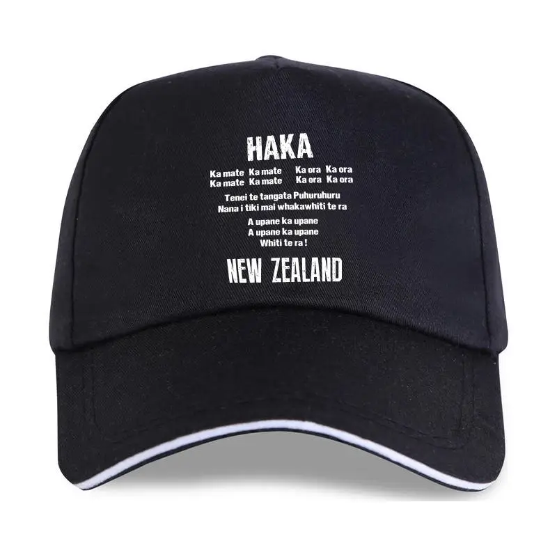 

New Haka TEXT Words Mens Womens 2021 Zealand All Rugby Top Black Funny World Comfortable ,Casual Baseball cap