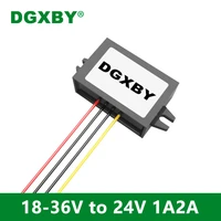dgxby 24v to 24v 1a 2a dc dc battery voltage regulator 18v36v to 24v automatic boost converter ce rohs certification