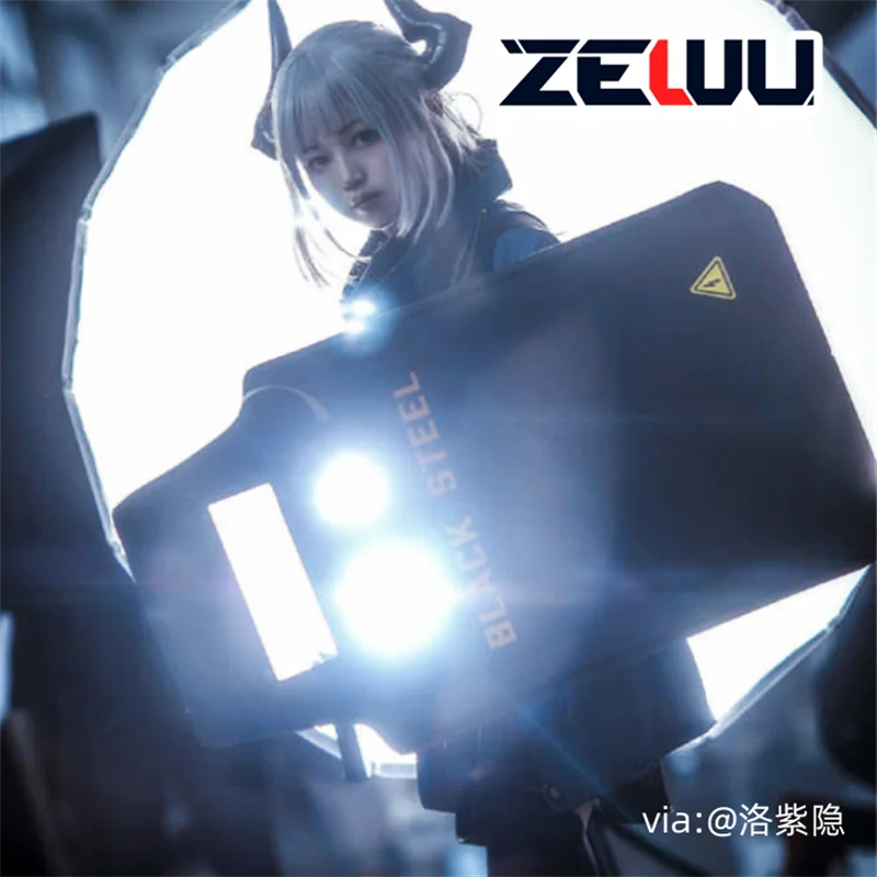 Черная сталь Liskarm Flash Shield Blize Arknights RHODES ISLAND Вентиляторы аниме-игр Косплей ABS property