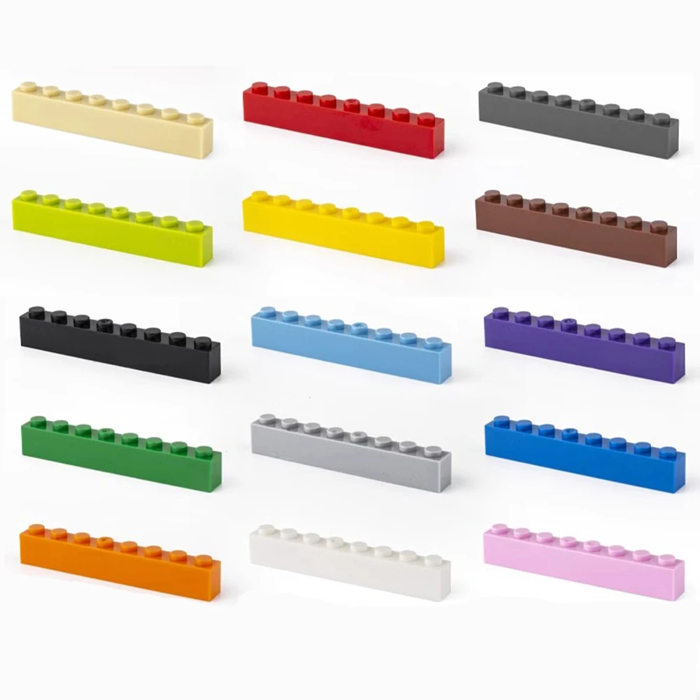 20 шт. высокотехнологичные аксессуары 1x8 кирпич 3008 строительные блоки сборные