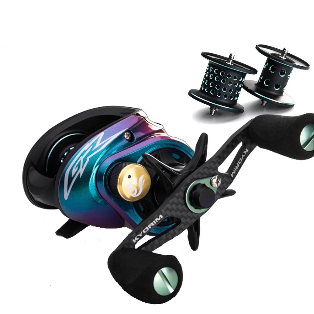 MAGIC Двойные катушки BFS Рыболовная катушка для приманки Левая и правая карбоновая