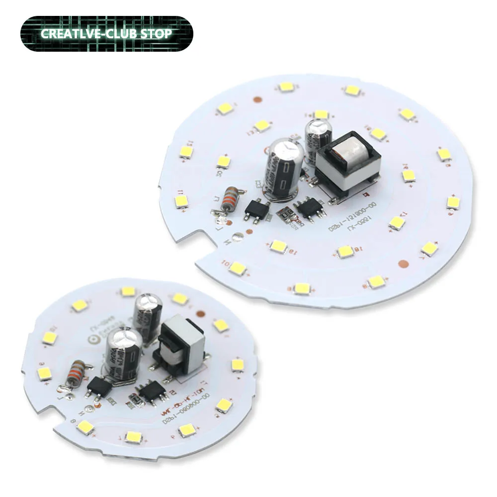 

Smart IC LED Chip 10W 18W SMD Flood Light Beads Input AC220V Light Board LED Floodlight For LED Bulb Lamp Lighting Spotlight DIY
