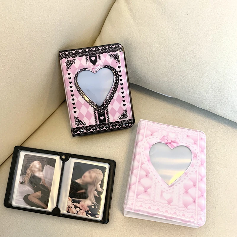 

40 Grids Album Cartoon Photo Album Photocard Holder Photo Album Star Chasing Album Heart Hollow INS Collection Book Storage