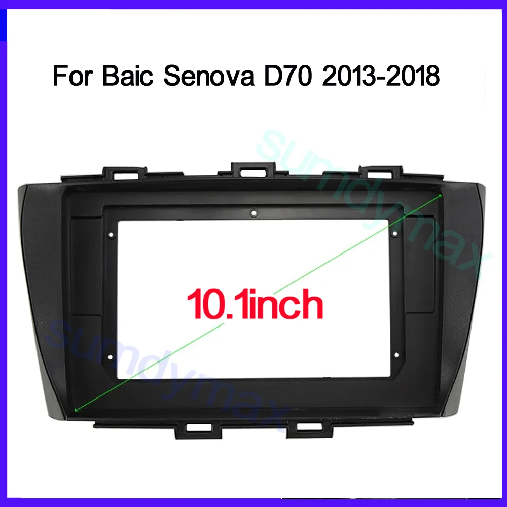 Автомобильный радиоприемник 10 1 дюйма 2 Din рамка для Baic Senova D70 2013-2018 Android радио аудио