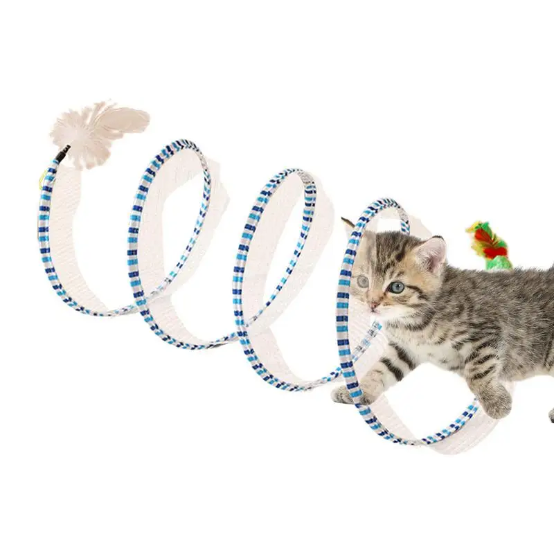 

Indoor Cat Tube Toys Pet Toy Tunnel For Interactive Fun Portable Interactive Pet Adventure Tunnel Toy Interactive Cat Springs To