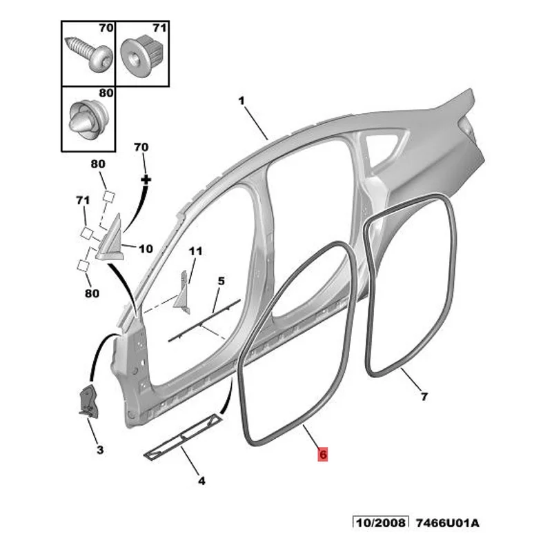 Уплотнитель передней двери с бархатом 9025E5 9025E6 9025E7 для Citroen C5 X7 2009-2019 полоса рамы
