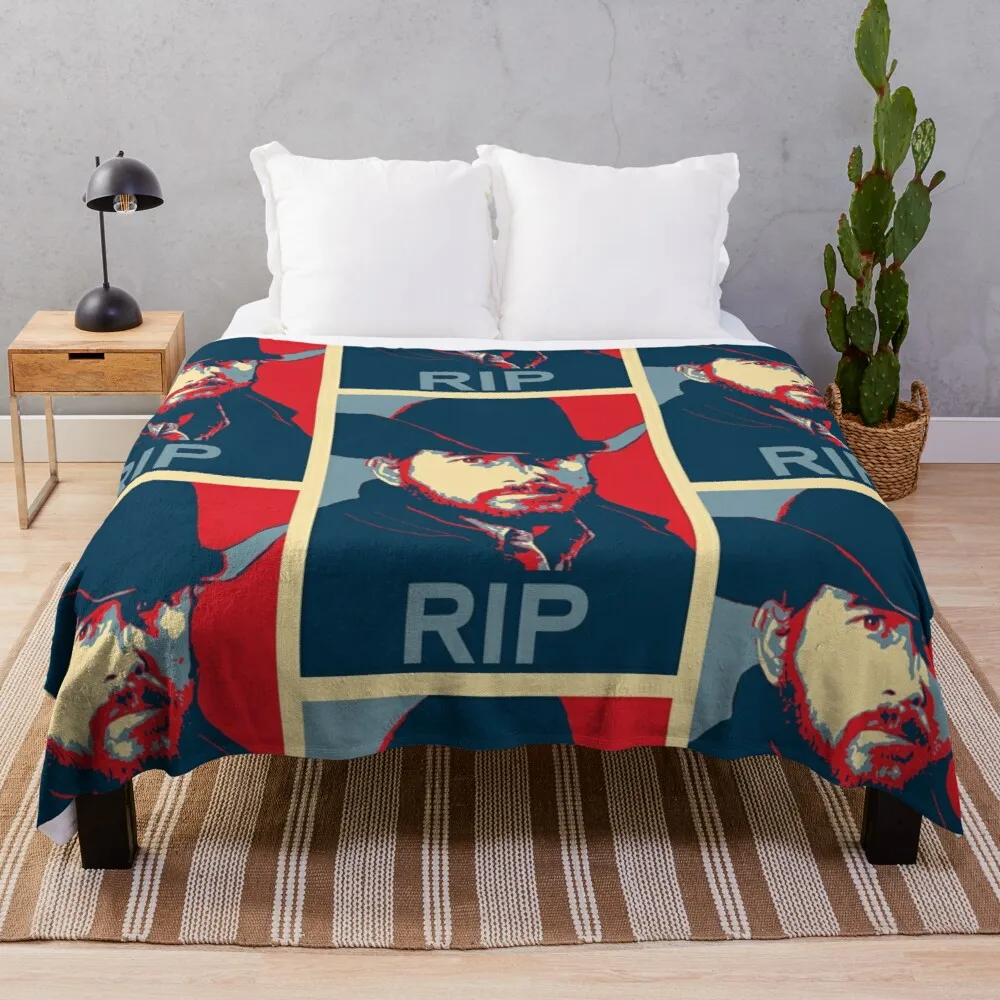 

Yellowstone Rip Face Hope PatternThrow Blanket stuffed blankets double plush blanket throw and blanket