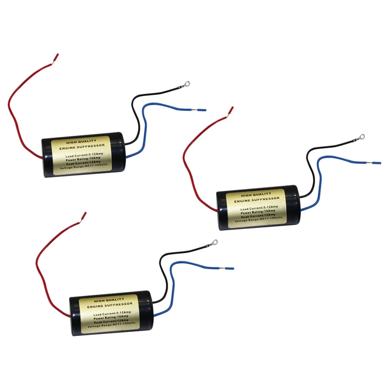 

3X 12V 10A Car Noise Audio Filter 12V Dc Car Stereo Installation Engine