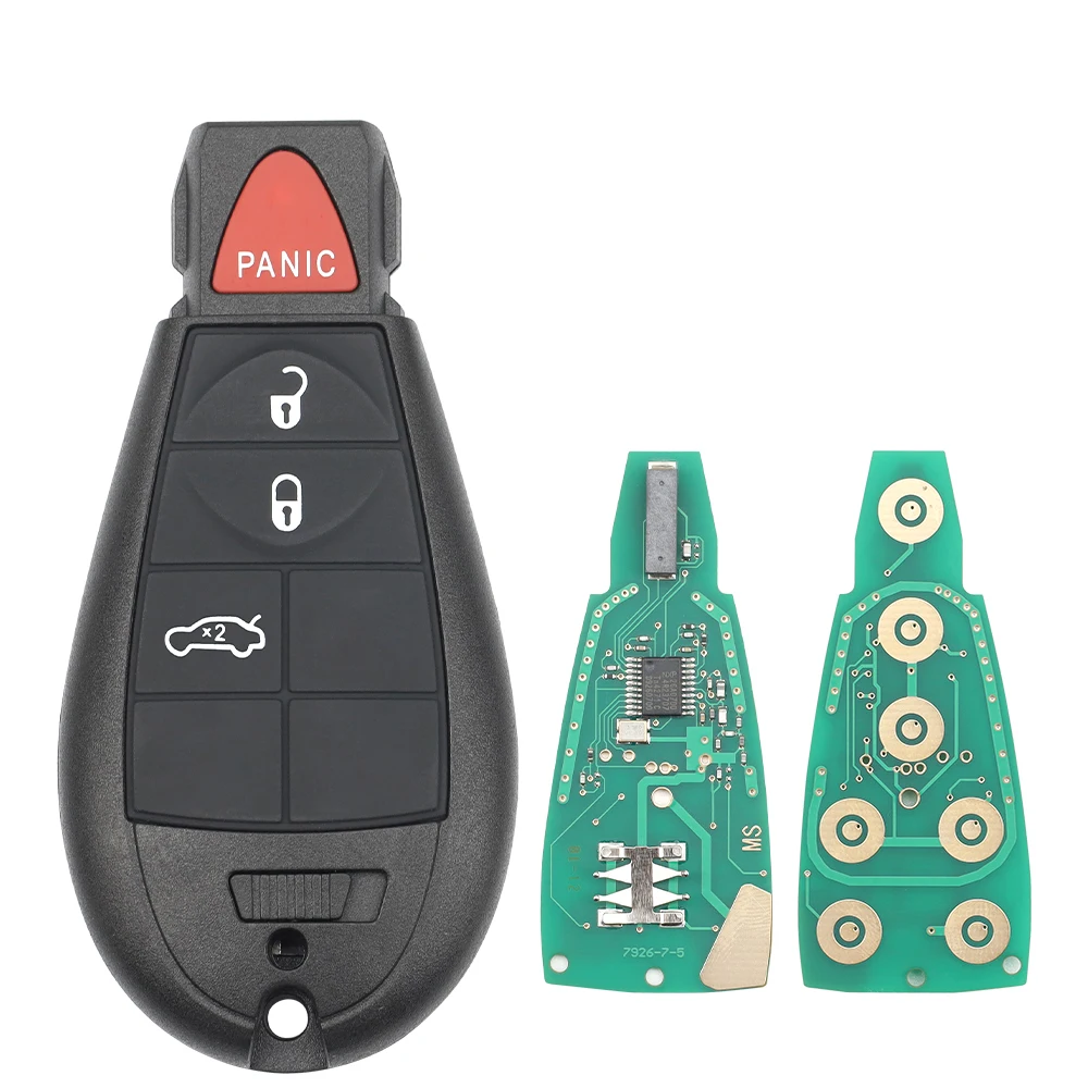 

SilKY GQ4-53T 46 CHIP PCF7961 433 МГц автомобильный дистанционный ключ для Jeep Cherokee Dodge Caravan RAM Chrysler Town & Country