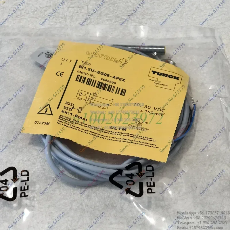 1 шт. BI1.5-EG08-AP6X-AN6X BI1.5U-EG08-AP6X-AN6X Датчик приближения Turck, новый, высокого качества (art.: 3920db387b1ca) - 3920db387b1ca