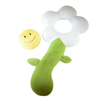 nice big size flowers plush toy smiley flower and sunflower pillow plushie dolls bed cushion childrens gift creative