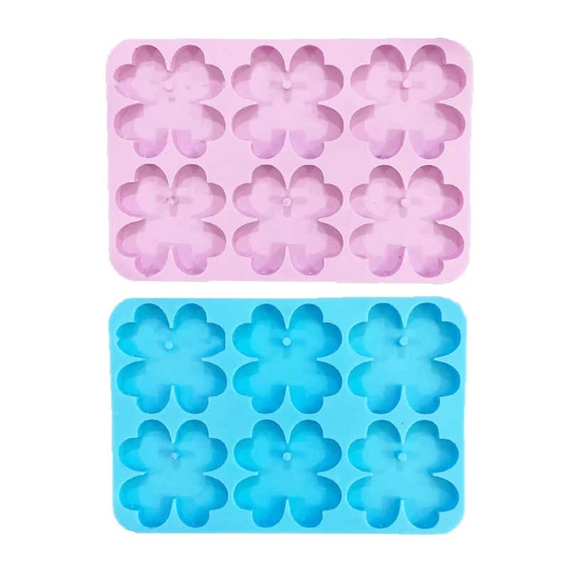 

Зеркальная силиконовая форма в виде четырехлистного клевера, подходит для эпоксидной смолы, серьги «сделай сам»