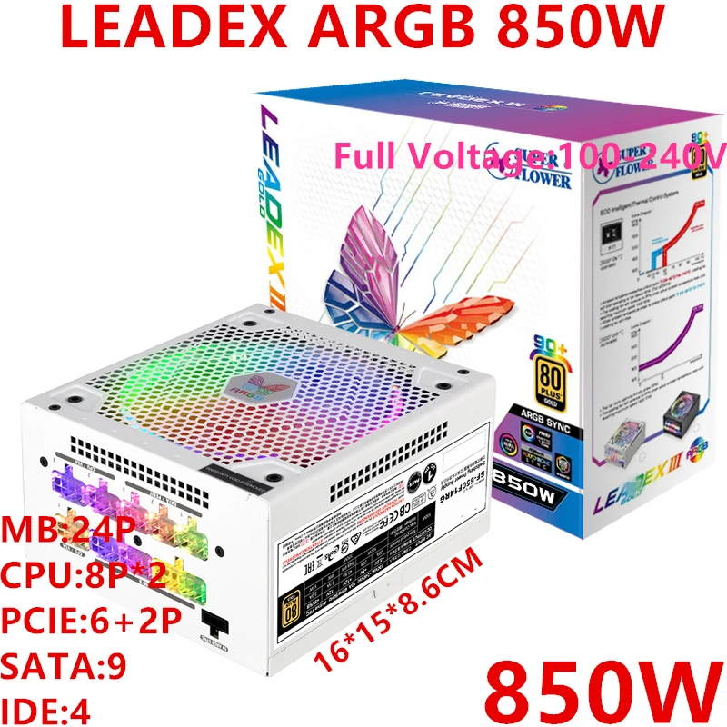 

New Original PSU For Super Flower LEADEX III ARGB 850W 750W 550W For SF-850F14RG SF-750F14RG SF-550F14RG