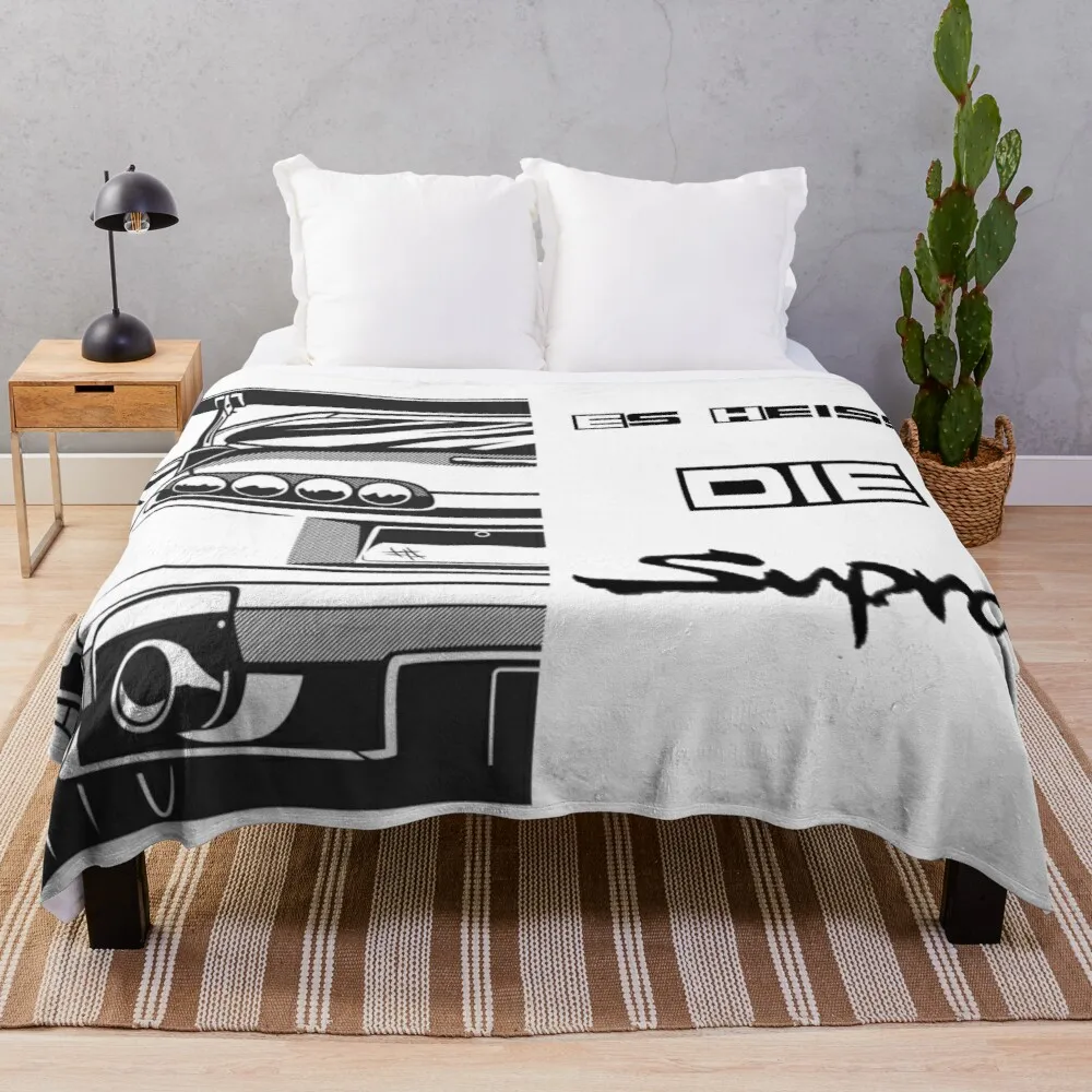 

THE SUPRA Throw Blanket Cotton Knit Blanket Throw Blanket Fur Microfiber Fabric Big Thick Furry Couple Blanket