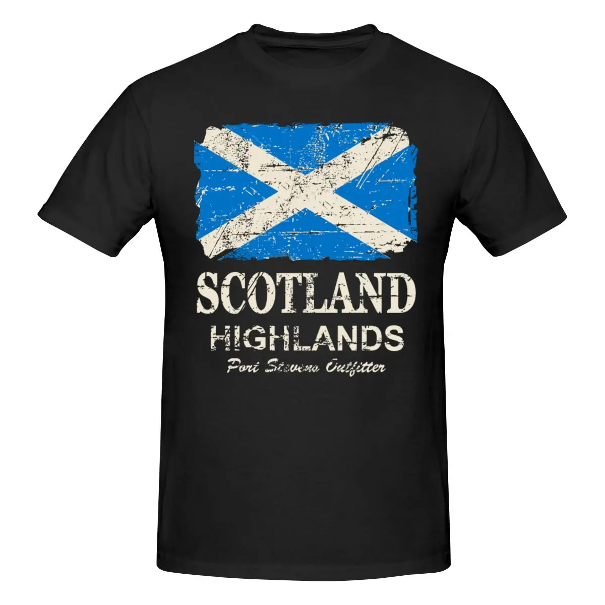 

Scottish Scotland Flag T Shirt Cotton Short Sleeve T Shirts