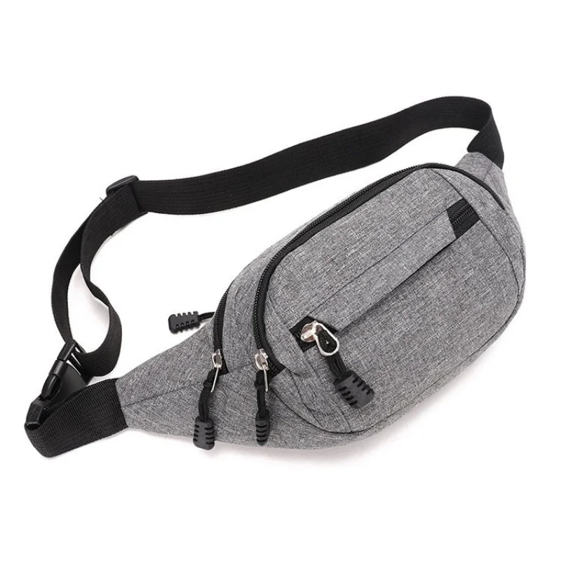 

Running Waist Bag Youth Sports Fitness Close Fitting Mobile Phone Bag, Men Leisure Oxford Waist Bag Practical Cash Receipt Bags
