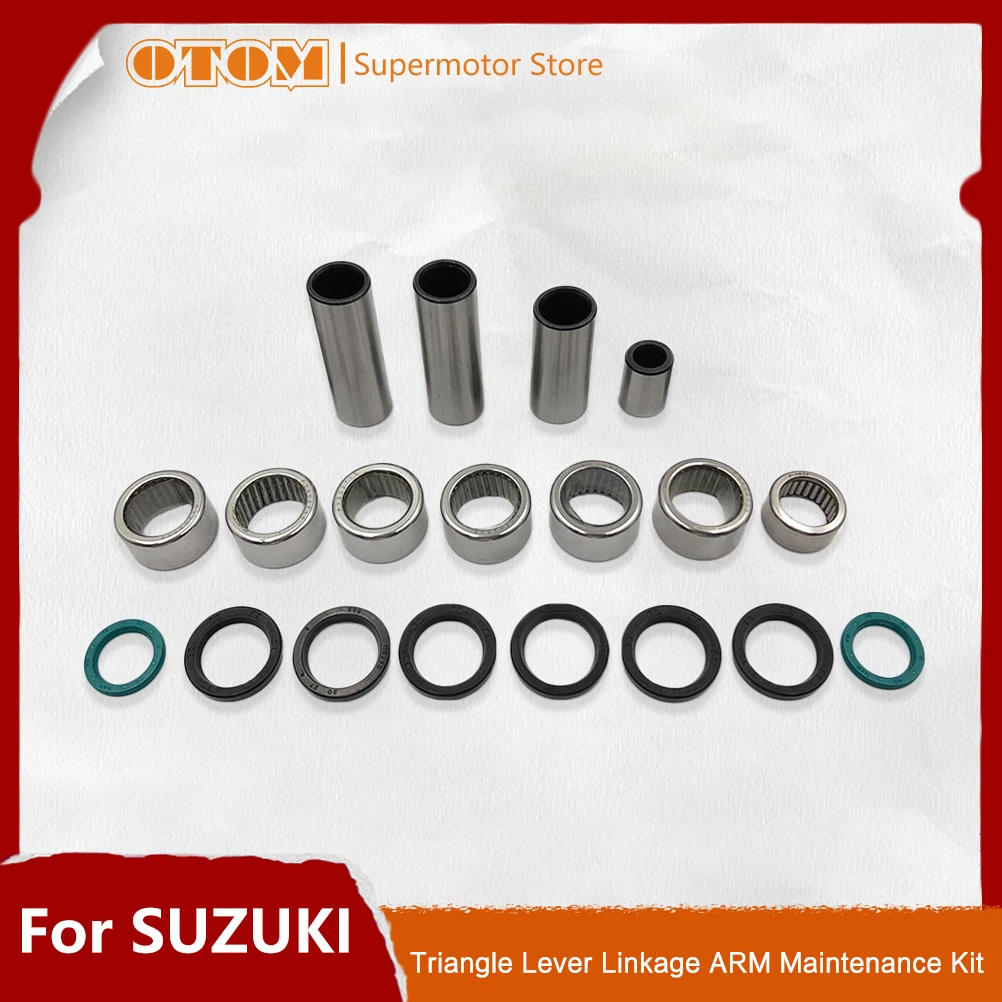 

OTOM треугольная Рычажная связь для мотоцикла, рычаг, масляное уплотнение, втулка, комплект подшипников, шатун для SUZUKI DRZ400 DRZ400E DRZ400SM RM250