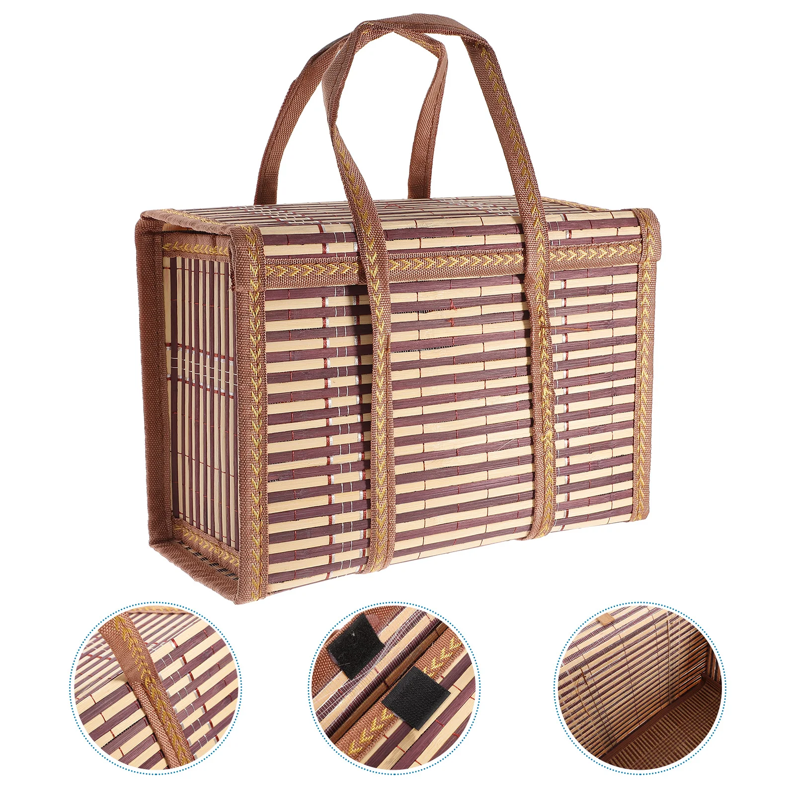 

Basket Baskets Storage Picnicorganizing Woven Wicker Egg Straw Easter Sundrieshandmade Holdervintagebread Fruit Folding Rattan