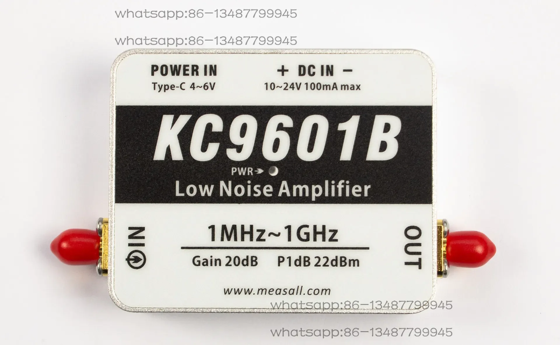 Фото KC9601B 1 ГГц высокочастотный малошумящий усилитель LNA с питанием от USB, высоким коэффициентом усиления и высокой линейностью №2
