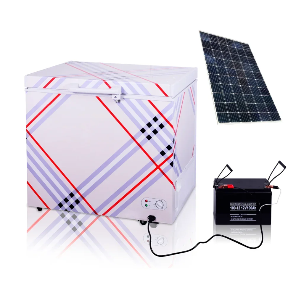 Коммерческая Морозильная камера 12 В 24 постоянного тока холодильник на солнечной