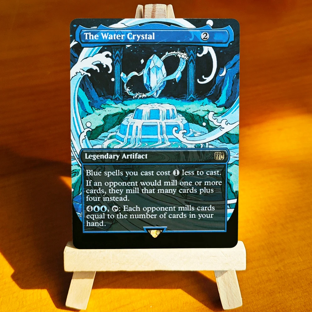Фото Редкие эксклюзивные голографические карты для TCG-игр — Кристаллы Огня/Тьмы/Воды/Ветра/Земли №3