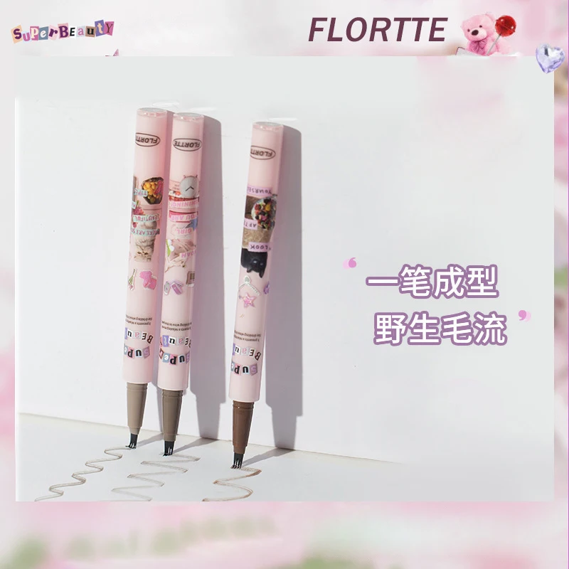 

FLORTTE Flower Loria Strange Melia Little Painter Blade Water Eyebrow Pen Lasting Wild Eyebrow