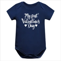 my first valentines day bodysuit 7 12m fashion baby girl valentines day outfit cotton new born baby items 2022 gift