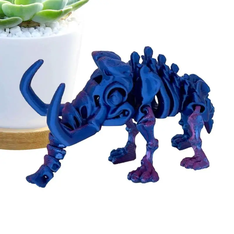 Игрушка-антистресс в виде слона с 3D рисунком подвижная игрушка древнего модель