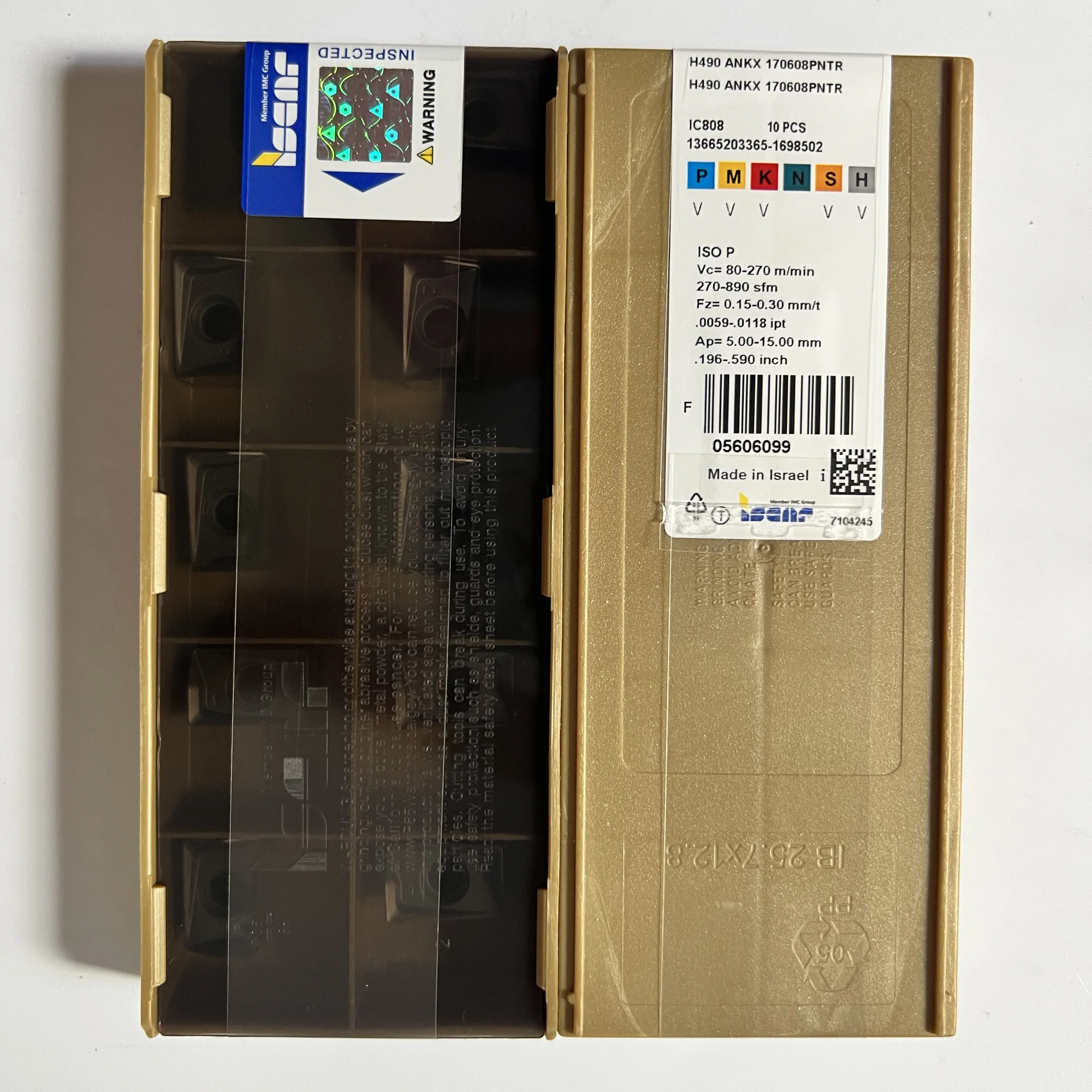 H490ANKX170608PNTR IC808 CNC Blade