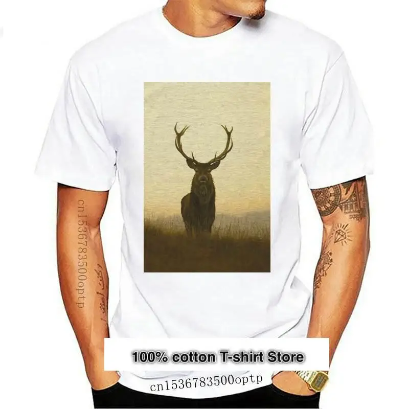

Camiseta de ciervo Morning, camiseta Hipster Retro independiente de la naturaleza, Camiseta clásica de moda Vintage