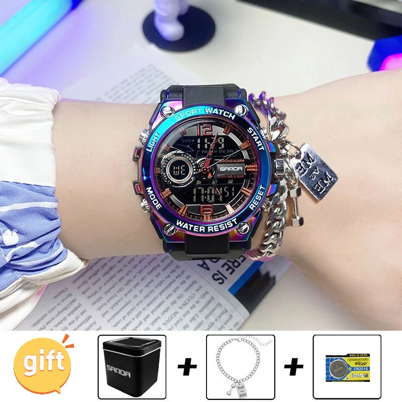 Мужские электронные часы Undead Bird ssoul женские студенческие немеханические