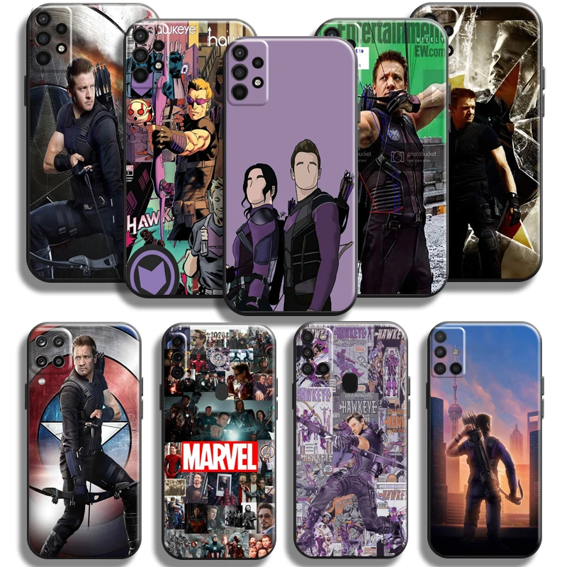 

Marvel Avengers Hawkeye Phone Case For Samsung Galaxy A11 A12 A20 A21 A21S A22 A31 A32 A42 A51 A52 A70 A71 A72 5G TPU Soft