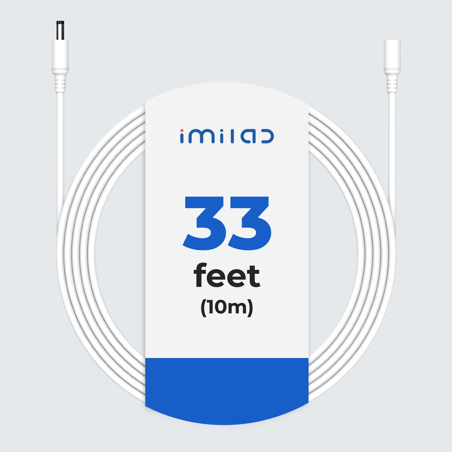 

Удлинительный кабель питания IMILAB 33 фута/10 м, совместимый с адаптером постоянного тока 12 В, предназначенный для уличных камер