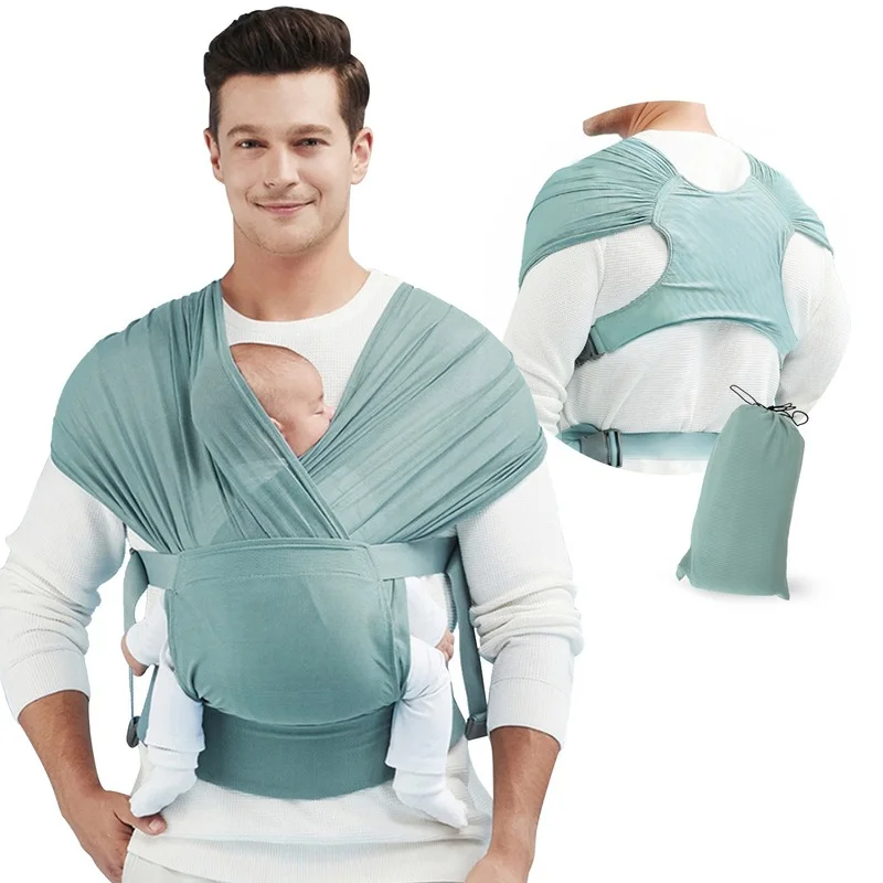 Baby Sling Wrap Stretchy Carrier Infant For Newborn Adjustable Belt Toddler Multifunctional Travel Supplies Portable Breathable