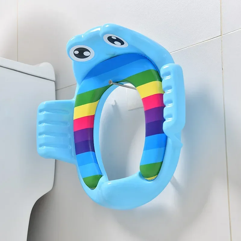 

Baby Toilet Potties Seat Children Potty Safe Seat with Armrest for Girls Boy Toilet Training Outdoor Travel Infant Potty Cushion