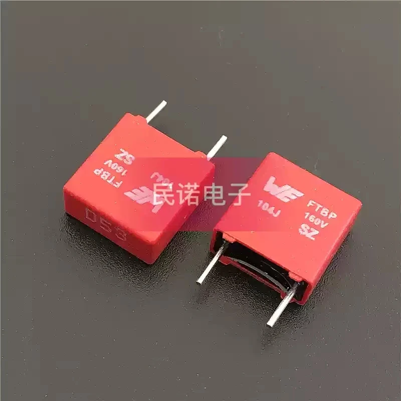 Пленочный конденсатор для безопасной калибровки WE FTBP 160V 0.1UF 160V 104 100NF, расстояние между выводами 7.5 мм (art.: 3920dc31037fc) - 3920dc31037fc