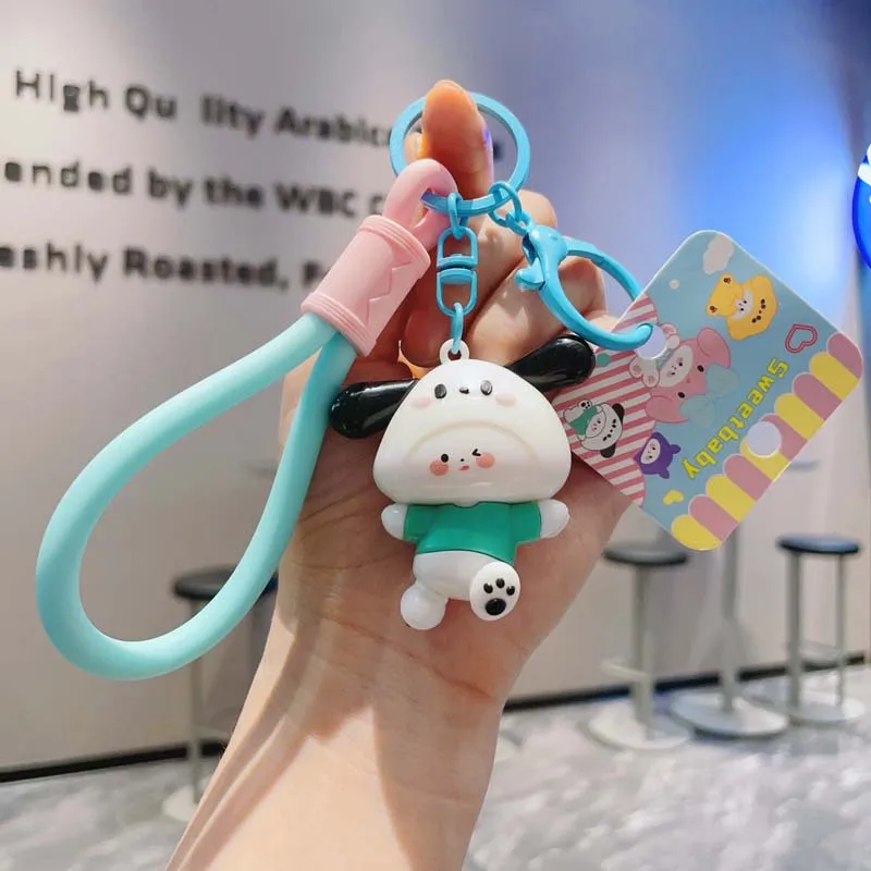 Брелок в виде интернет-знаменитости Sanrio Melody изысканный автомобильный брелок