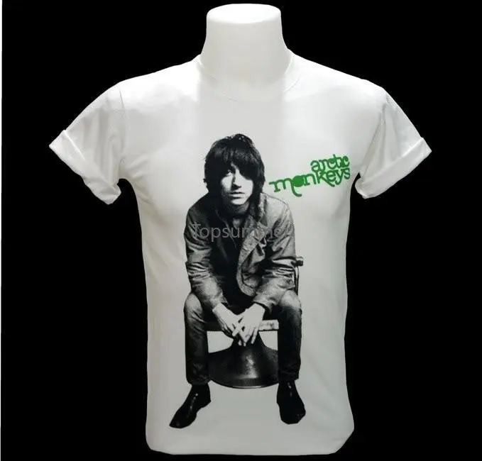 

Alex Turner T-Shirt Arctic Monkeys Indie Uk Post Punk Garage Rock Music Band Xl T Shirt O-Neck Fashion Casual High Quality Print