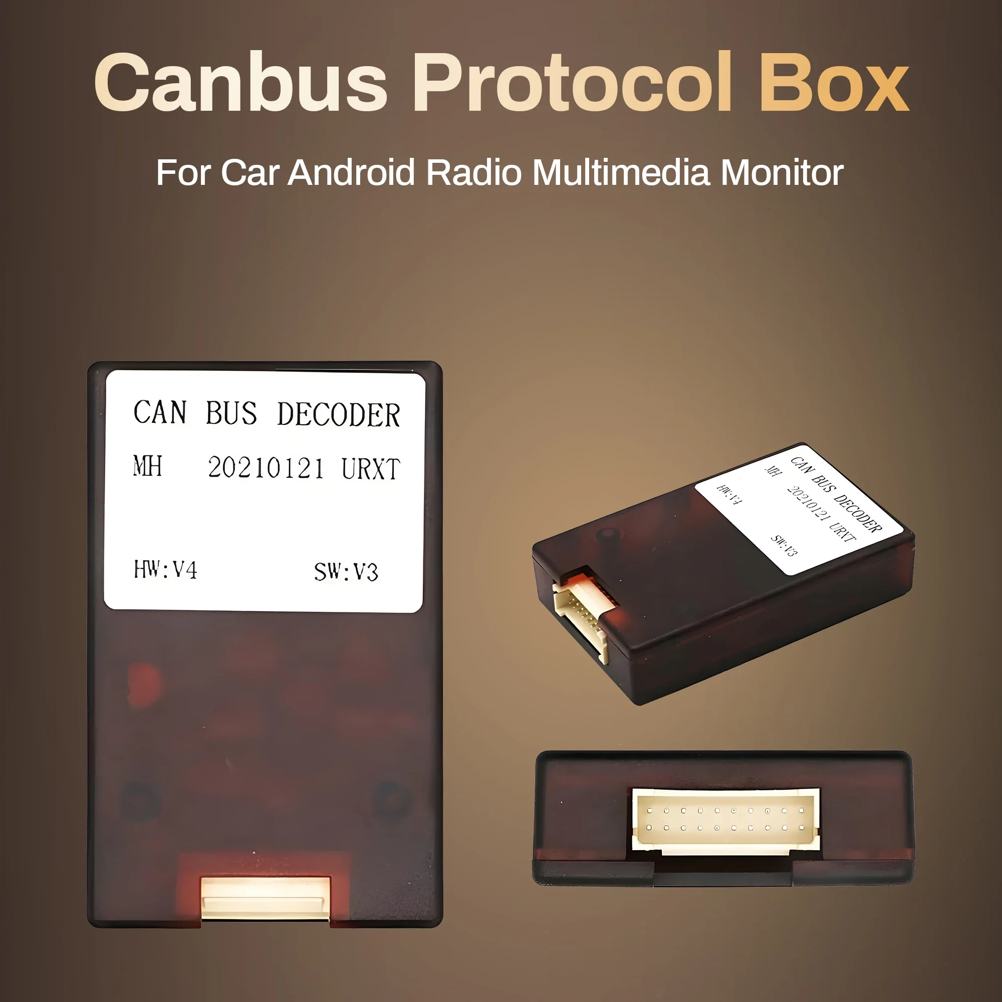Фото Декодер Canbus Box Canbus Protocol Box Android Автомобильный радиоприемник Адаптер жгута проводов Автомобильный адаптер Canbus Box декодер №1