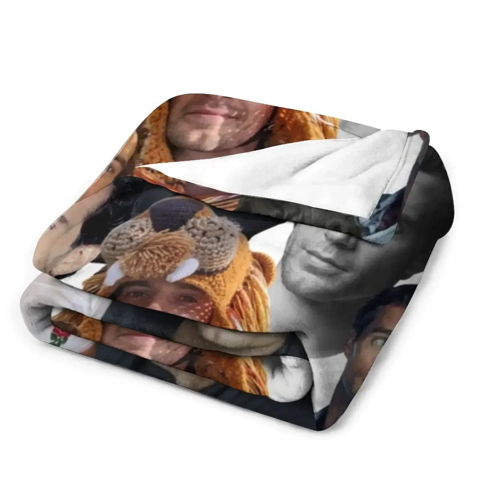 Фотоколлаж Хеный кавиль пледы лохматое мягкое клетчатое одеяло