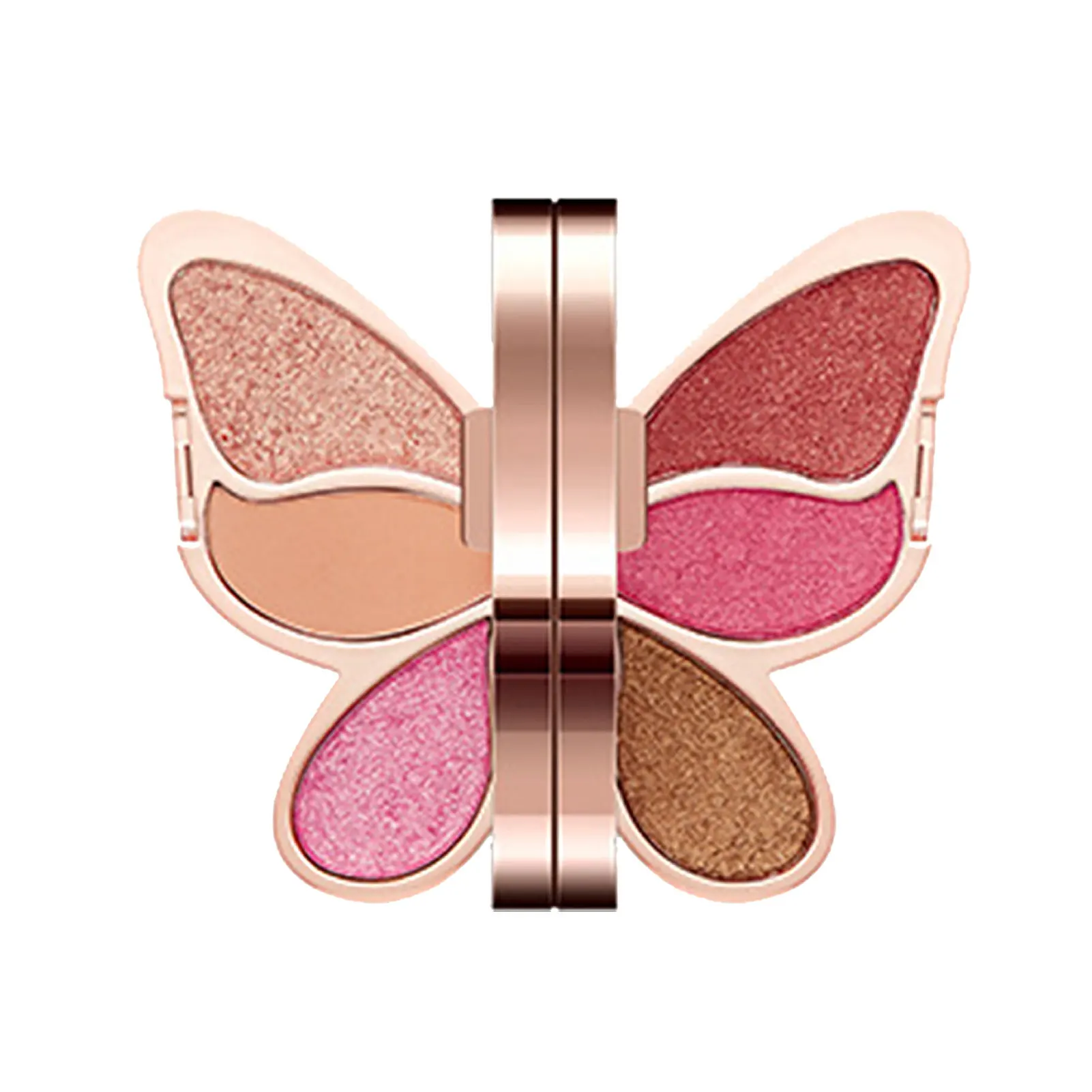 

Butterfly Shape Eyeshadow Palette Matte Shimmer Glitter Ultra-Blendable Eye Shadow Pallet Blendable Natural 6 Colors Eyeshadow