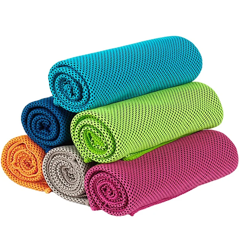 Soft Breathable Ice Sports Towel Absorbent Fast Drying Towels For Yoga Sport Workout Fitness