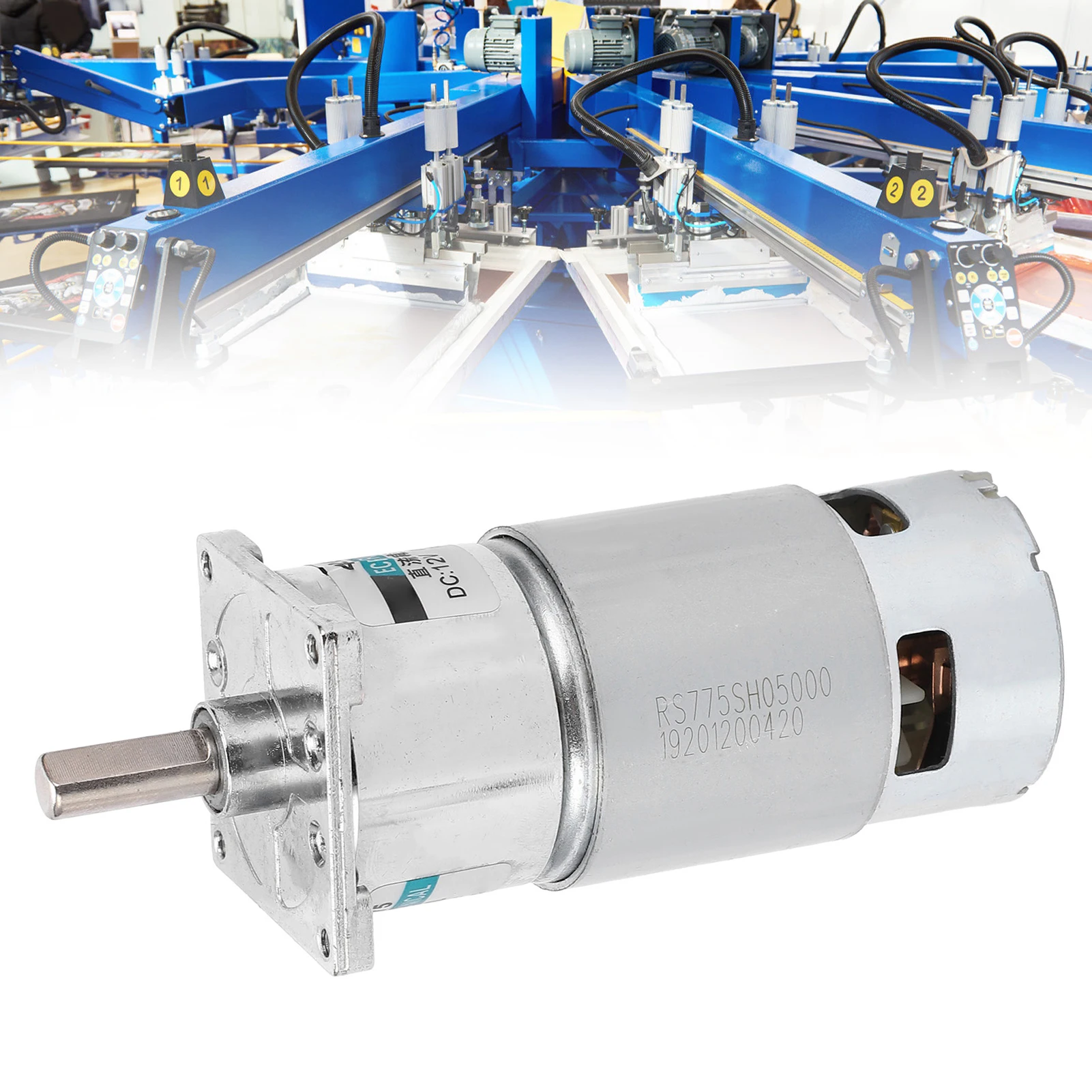 Мотор-редуктор постоянного тока Маленькая низкоскоростная CW CCW Кронштейн с