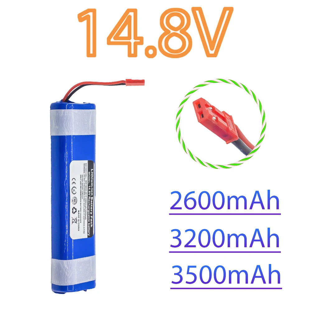 

14.4V 14.8V 2600mAh 3.2Ah 3.5Ah lithium Battery For ilife V50 V55 V8s V3s Pro V5s Pro V8s X750 Robot Vacuum Cleaner Battery