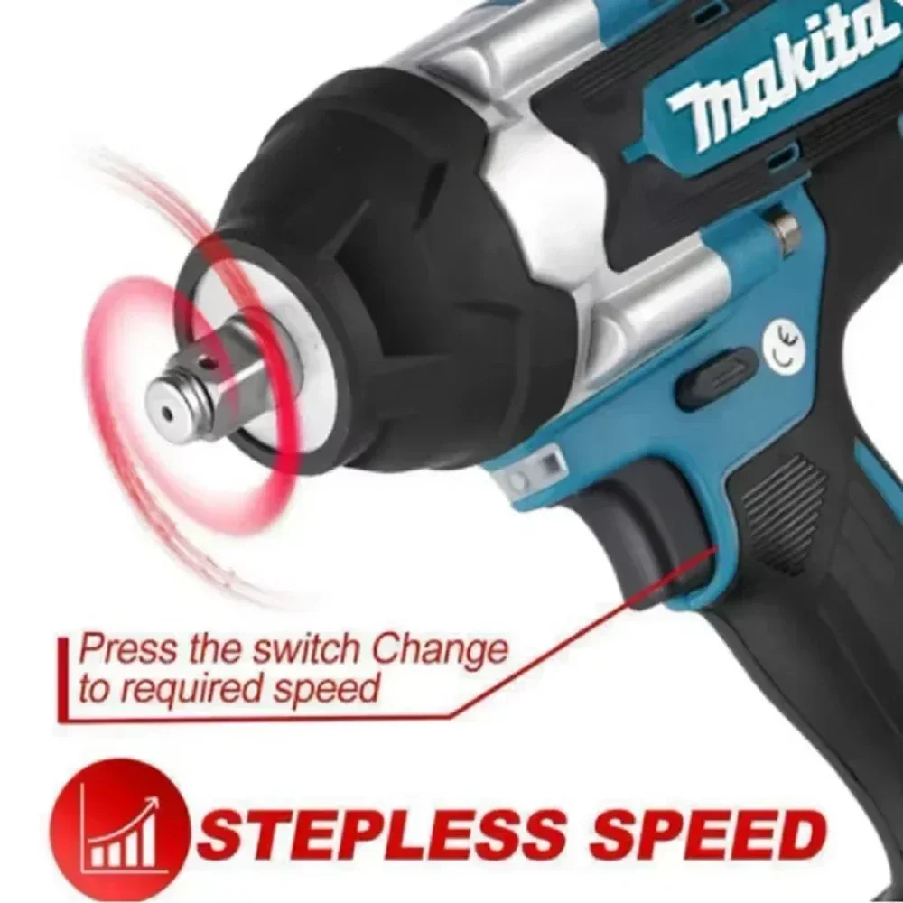 Makita DTW700 Бесщеточный электрический ключ 18 В Аккумуляторная дрель-отвертка
