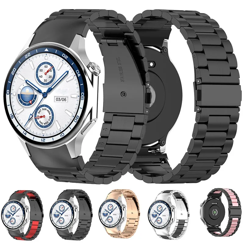 Ремешок из нержавеющей стали для OPPO Watch X сменный ремешок с круглым интерфейсом