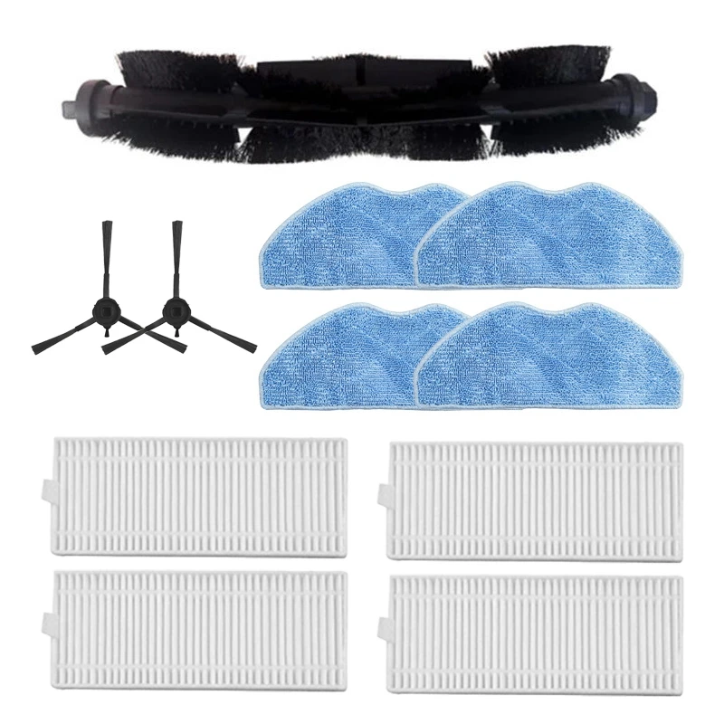 

Подходит для робота-пылесоса 360 S8, сменные детали, основная щетка S8 PLUS, боковая щетка, фильтр HEPA Haipa, ткань для чистки швабры